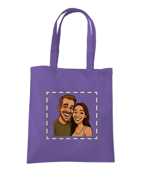 Karikatura z vlastní fotky taška Violet