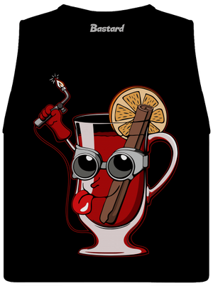 Svařák dámské tílko volné Black