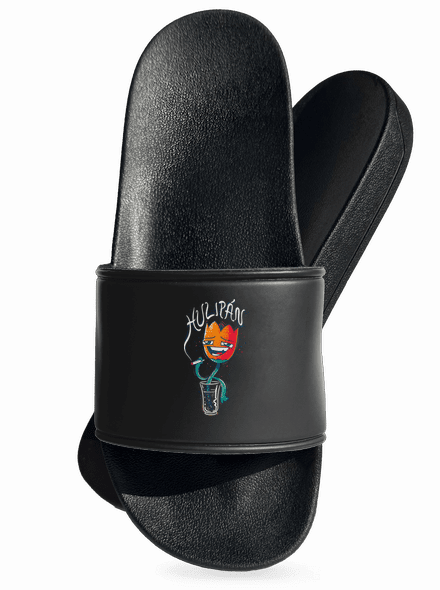 Hulipán pantofle Black