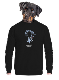 unisex mikina bez kapuce