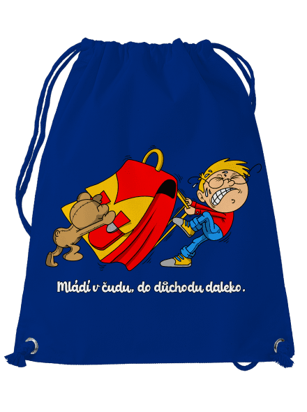 Školák vak Royal Blue Mal