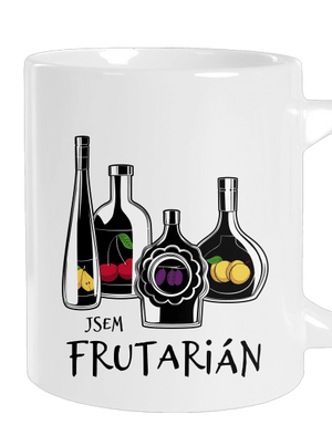 Frutarián velký hrnek White