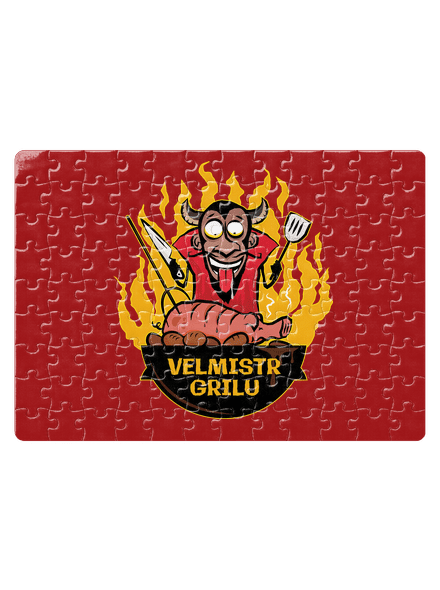Velmistr grilu puzzle White