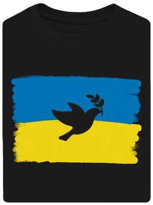 Ukrajina - Holubice unisex tričko oversized Black
