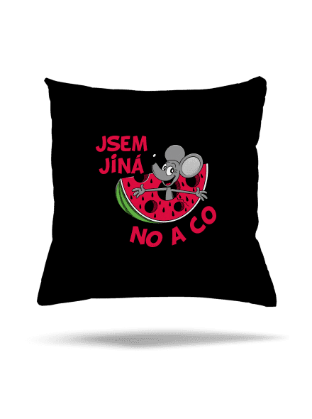 Jsem jiná polštář Black