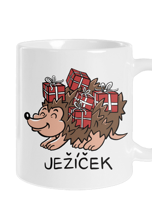 Ježíček klasický hrnek White