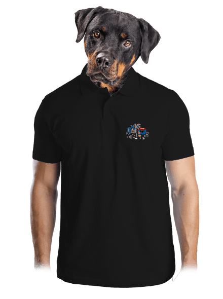 Souboj superhrdinů pánská polokošile Black