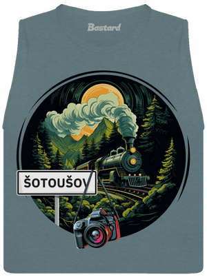 Šotoušov dámské tílko volné Heather Deep Teal