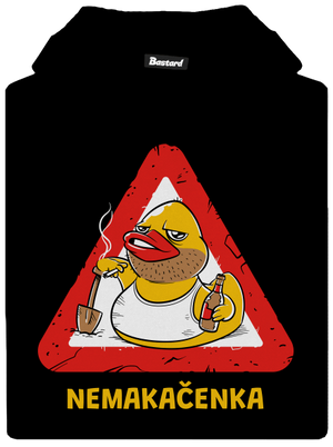 Nemakačenka dětská mikina klokanka Black