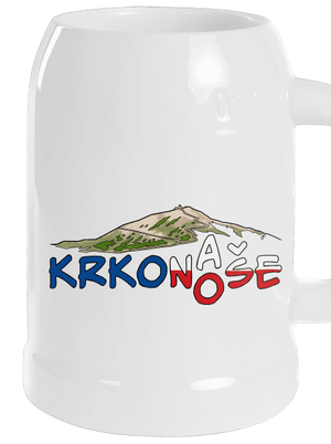 Krkonoše půllitr White