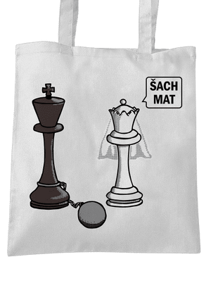 Šach mat taška White