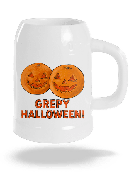 Grepy Halloween půllitr White