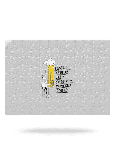 Tenhle způsob léta puzzle White