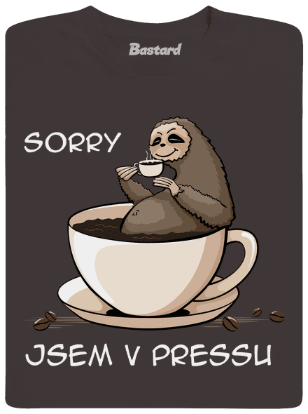 V pressu pánské dlouhý rukáv Bear Brown