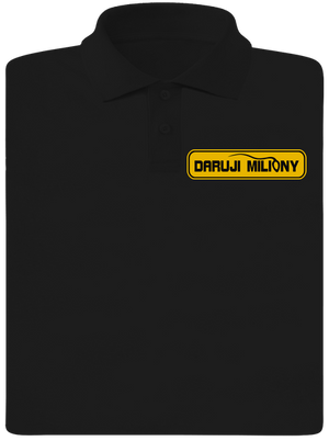 Miliony pánská polokošile Black