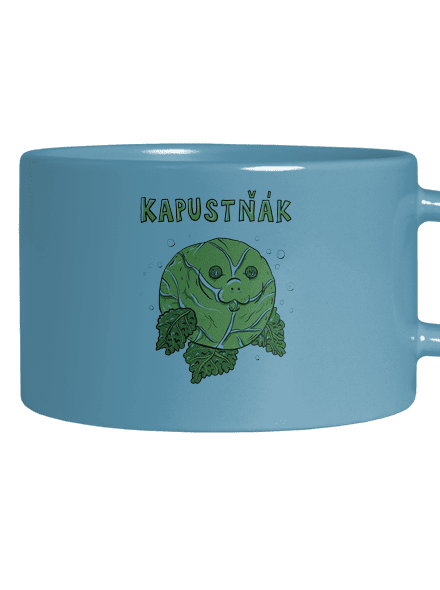 Kapustňák hrnek makronka Blue Macaron