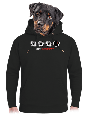 Černá ovce unisex mikina premium Dark Black