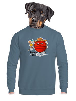 unisex mikina bez kapuce