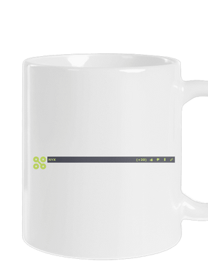 NYX lišta klasický hrnek White