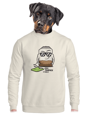 unisex mikina bez kapuce