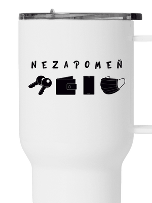 Nezapomeň termohrnek White