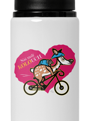 Kolouch na kole lahev na vodu White