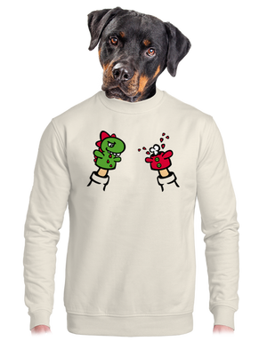 unisex mikina bez kapuce