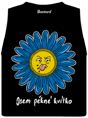 Kvítko dámské tílko volné Black
