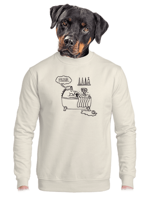 unisex mikina bez kapuce