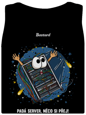 Padá server dámské tílko klasické Black