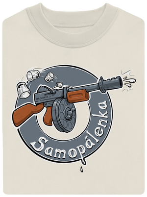 Samopálenka unisex mikina bez kapuce Off White