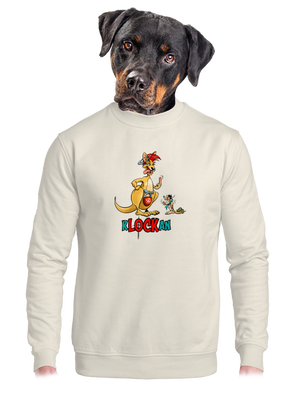 unisex mikina bez kapuce