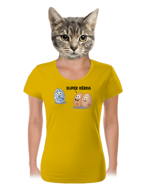 Super kérka dámské tričko Yellow
