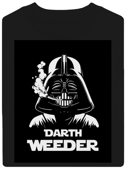Darth Weeder unisex mikina bez kapuce Black