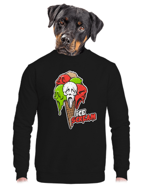 unisex mikina bez kapuce
