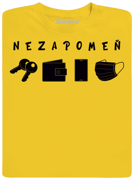Nezapomeň dětské tričko Gold