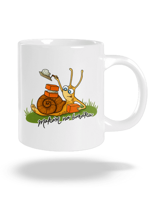 Makám na baráku velký hrnek White