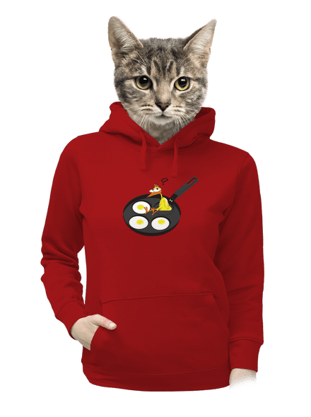Kuře dámská mikina klokanka Red Mal