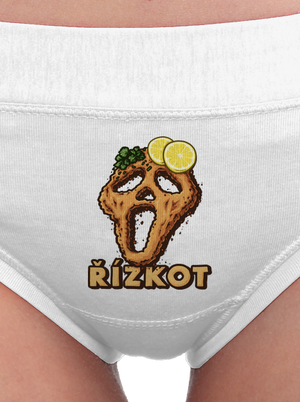 Řízkot dámské kalhotky White