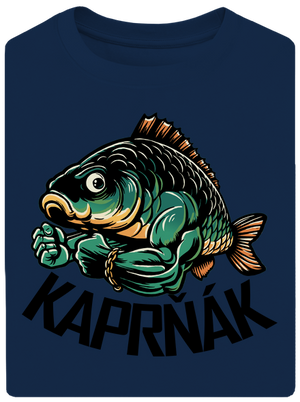 Kaprňák unisex tričko oversized Midnight Blue