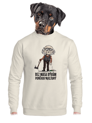 unisex mikina bez kapuce