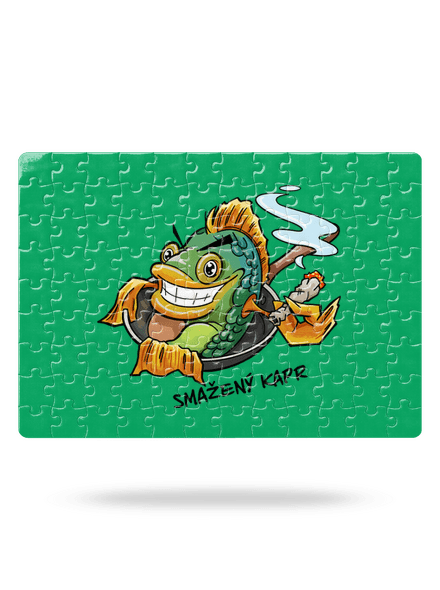 Smažený kapr puzzle White