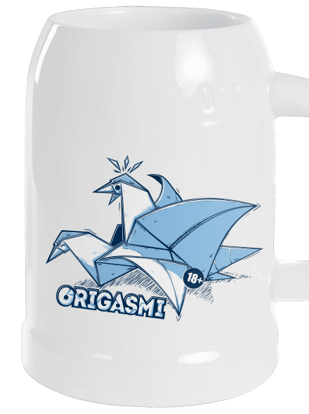Origasmi půllitr White