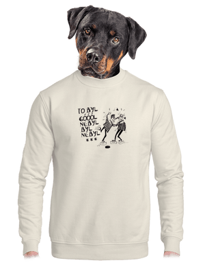 unisex mikina bez kapuce