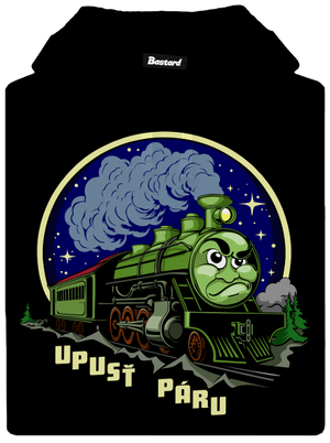 Upusť páru dámská mikina klokanka Black