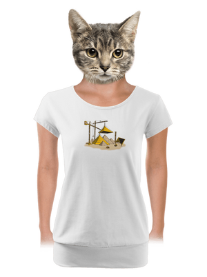 dámské tričko s lemem