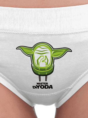 Mistr DiYoda dámské kalhotky White