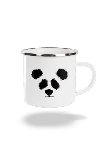 Panda plecháček White