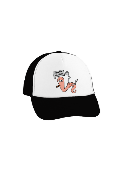 Na háku kšiltovka truckerka Black cap