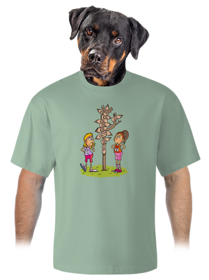 unisex tričko oversized